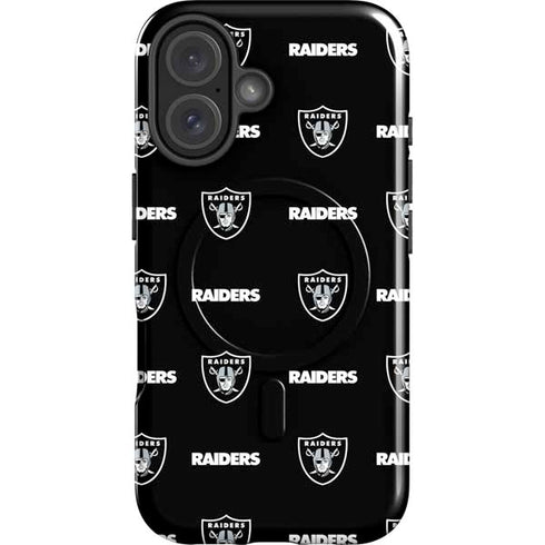 NFL Raiders Blitz Series iPhone 16 Magsafe Impact Case